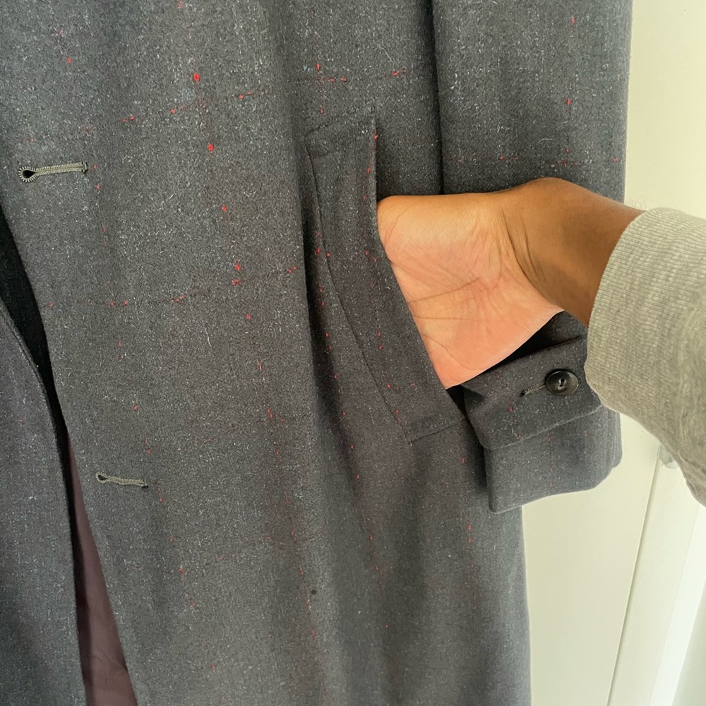 Men’s Vintage Robert Hall Wool Blend Coat View 3